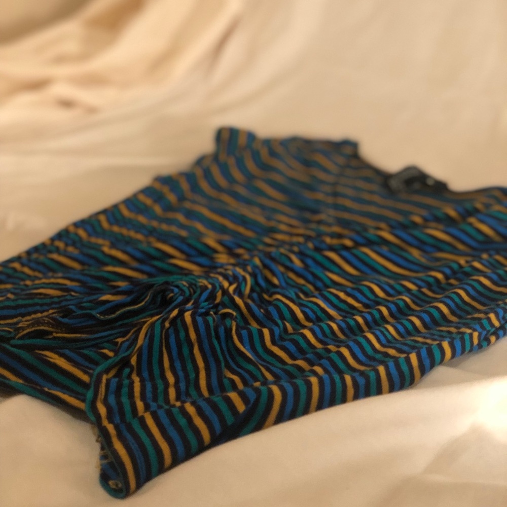 Multicolor stripped Forever 21 comfy top